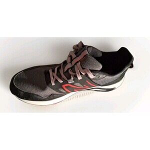 New Balance T410 Shoe Size 13 Black Gray Red Trail Running All Terrain Sneaker